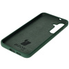 Silikonowe etui Bizon Soft Case do Galaxy S25 Plus, ciemnozielone