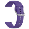 Pasek silikonowy do smartwatcha, Bizon Strap Watch Silicone Pro N, Quick Release 22 mm, fioletowy