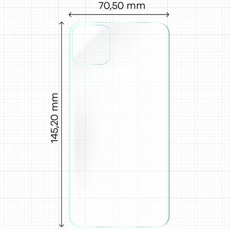 Folia hydrożelowa na tył Bizon Glass Hydrogel, iPhone 11, 2 sztuki