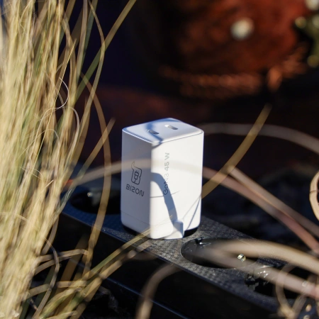 Ładowarka sieciowa Bizon Charger VT-36B, 45 W, 2x USB-C PD, QC 4.0, GAN3, biała