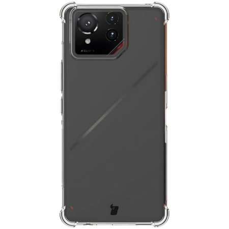 Elastyczne etui + 2x folia na ekran Bizon Case Clear Pack do Asus ROG Phone 9 / 9 Pro