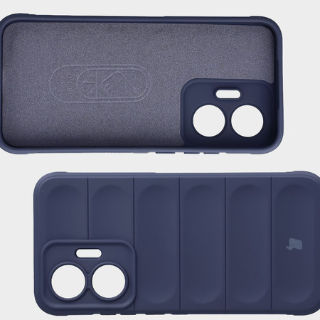 Pancerne etui Bizon Case Tur do Xiaomi POCO F7, granatowe