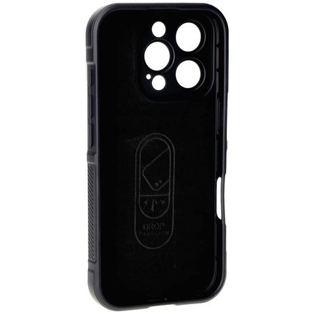 Pancerne etui Bizon Case Tur do iPhone 16 Pro, czarne