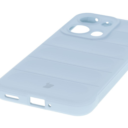 Pancerne etui Bizon Case Tur do Oppo Reno13 Pro, jasnoniebieskie
