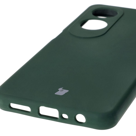Silikonowe etui Bizon Soft Case do Oppo A60 4G, ciemnozielone