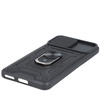 Etui + 2x szkło Bizon Case Camshield Pack do Xiaomi Mi 11 Lite 5G, czarne
