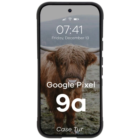 Pancerne etui Bizon Case Tur do Google Pixel 9a, czarne