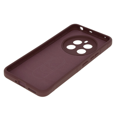 Pancerne etui Bizon Case Tur do Realme 12+, burgundowe