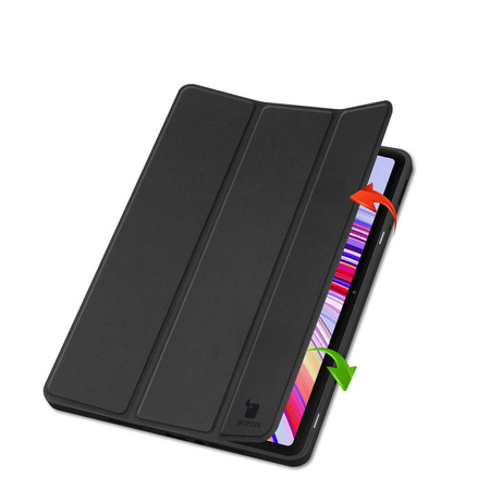 Etui z klapką Bizon Case Tab Lizard do Xiaomi Redmi Pad Pro 12.1, czarne