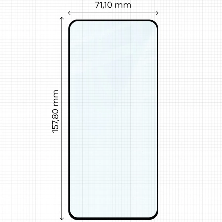 Szkło hartowane Bizon Glass Edge 2 do Realme 14 5G/14T 5G, czarna ramka