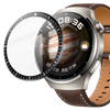 Szkło hybrydowe Bizon Glass Watch Edge Hybrid dla Huawei Watch 4 Pro / 4 Pro Space Edition, czarne