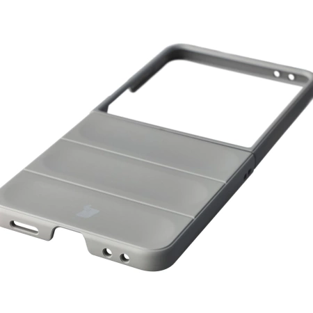 Pancerne etui Bizon Case Tur do Galaxy Z Flip7, szare