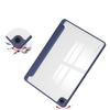 Etui Bizon Case Tab Clear Matt do Galaxy Tab A9 Plus, granatowe