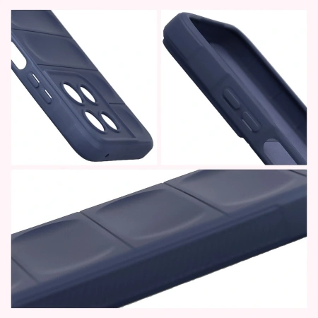 Pancerne etui Bizon Case Tur do Motorola Moto G57 Power / G67 Power, granatowe