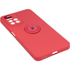 Etui Bizon Case Silicone Ring do Xiaomi Redmi Note 11 Pro+ 5G, różowe