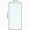 2x Szkło + szybka na aparat Bizon Edge 2 Pack do Xiaomi Poco F7 Pro