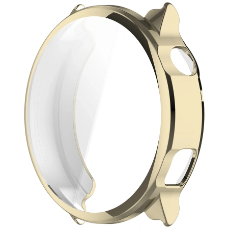 Etui z osłoną ekranu Bizon Case Watch Felipe do Garmin Venu 4 41 mm, złote