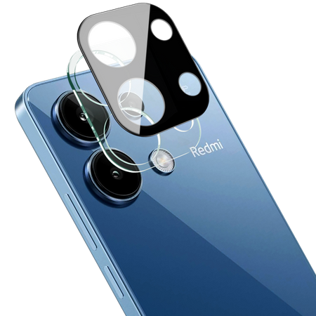 Szkło na aparat Bizon Glass Silk Lens do Xiaomi Redmi Note 13 4G, 2 sztuki