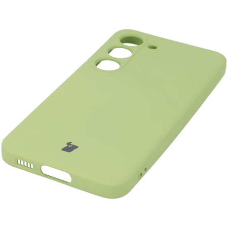 Etui Bizon Case Silicone Sq do Samsung Galaxy S23, jasnozielone