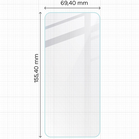 Szkło hartowane Bizon Glass Clear 2 do Oppo Reno11 F 5G