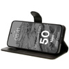 Etui z klapką Bizon Case Pocket do Motorola Edge 50 Neo, czarne