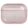 Elastyczne etui z karabińczykiem Bizon Case Headphone Clear do AirPods Pro 3, przeźroczysto-różowe