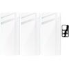 3x Szkło hartowane + szybka na aparat Bizon Glass Clear Pack do Poco M4 Pro 5G / Redmi Note 11S 5G