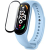 Szkło hybrydowe Bizon Glass Edge do Xiaomi Mi Smart Band 7, czarne
