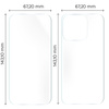 Folia hydrożelowa na tył i przód Bizon Glass Hydrogel Pack do iPhone 15  Pro