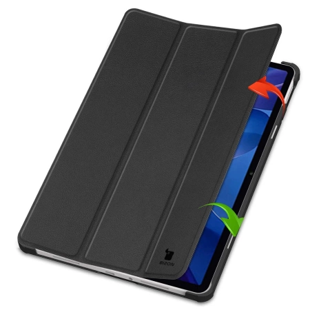 Etui z klapką Bizon Case Tab Croc do Xiaomi Redmi Pad 2, czarne