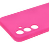 Silikonowe etui Bizon Soft Case do Galaxy A35 5G, neonowo-różowe