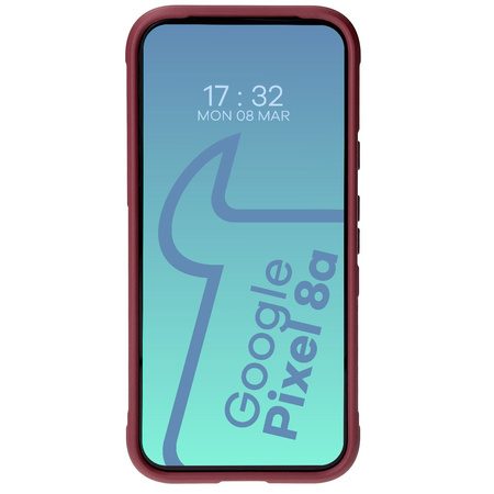 Pancerne etui Bizon Case Tur do Google Pixel 8a, ciemnofioletowe