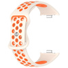 Pasek Bizon Strap Watch Octo do Xiaomi Redmi Watch 5/4 / Smart Band 9/8 Pro, beżowo-pomarańczowy