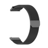 Pasek ze stali nierdzewnej do smartwatcha, Bizon Strap Watch Chain, Quick Release 22 mm, czarny
