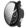 Etui ze szkłem do zegarka Bizon Case Watch Adamo do Garmin Venu 4 41 mm, czarne