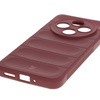 Pancerne etui Bizon Case Tur do Xiaomi Redmi 14C 4G / POCO C75, burgundowe