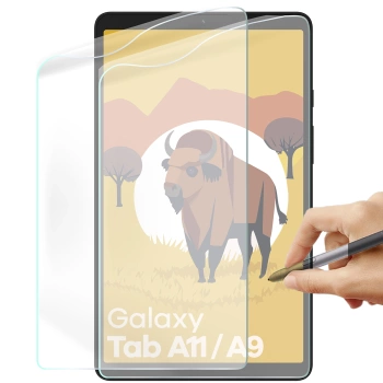 Folia imitująca papier Bizon Film Tab Papirus Duo do Galaxy Tab A11 / A9, 2 sztuki