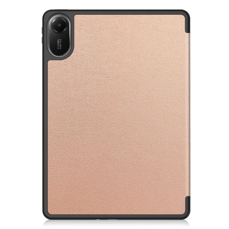 Etui z klapką Bizon Case Tab Lizard do Xiaomi Redmi Pad 2, różowozłote