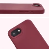 Silikonowe etui Bizon Soft Case do iPhone 16e, ciemnofioletowe