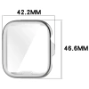 Etui z osłoną ekranu Bizon Case Watch Felipe do Huawei Watch Fit 4 Pro, srebrne