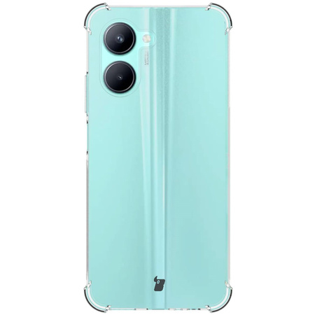 Etui + 2x szkło Bizon Case Clear Pack do Realme C33, przezroczyste