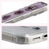 Etui z pierścieniem magnetycznym Bizon Case CrystalO do iPhone 17, przezroczyste