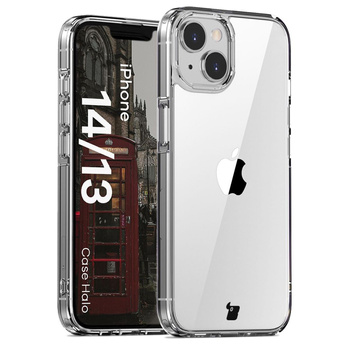 Etui Bizon Case Halo do iPhone 14 / 13, przezroczyste