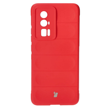 Pancerne etui Bizon Case Tur do Xiaomi Pocophone F5 Pro, czerwone