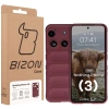Pancerne etui Bizon Case Tur do Nothing Phone (3), burgundowe