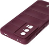 Pancerne etui Bizon Case Tur do Xiaomi Poco F5 Pro, burgundowe