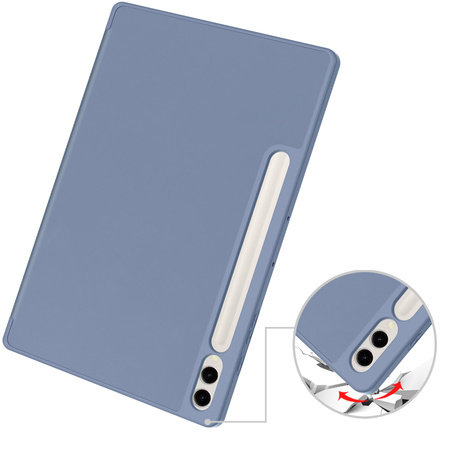 Etui Bizon Case Tab Lizard do Galaxy Tab S10 Plus / S9 Plus, fioletowe