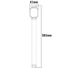 Etui z paskiem Bizon Strap + Case Watch Chain do Xiaomi Redmi Watch 3 Active, czarne