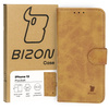 Etui z klapką Bizon Case Pocket do iPhone 13, brązowe