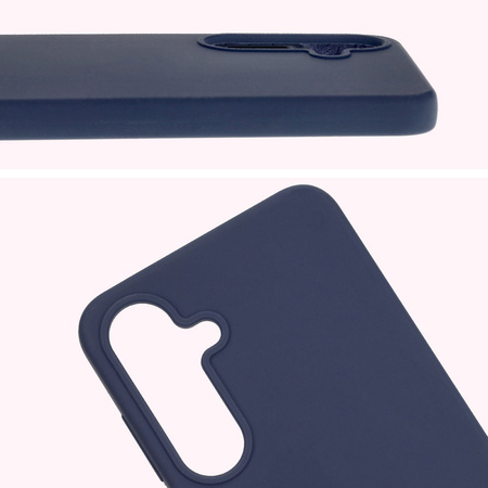 Silikonowe etui Bizon Soft Case do Galaxy S25 Plus, niebieskie